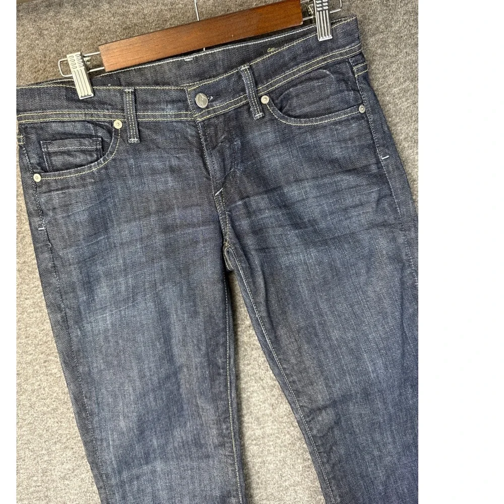Citizens of Humanity Ingrid 002 Low Waist Flare Jeans Dark Wash Womens Size 28